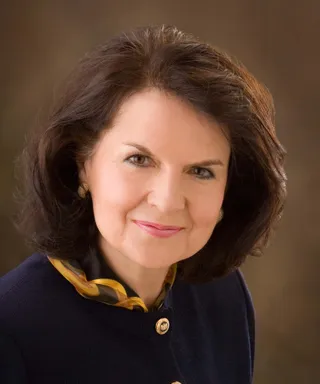 Former Official portrait of Wendy Watson Nelson, wife of Elder Russell M. Nelson, 2006.  Replaced 2016.