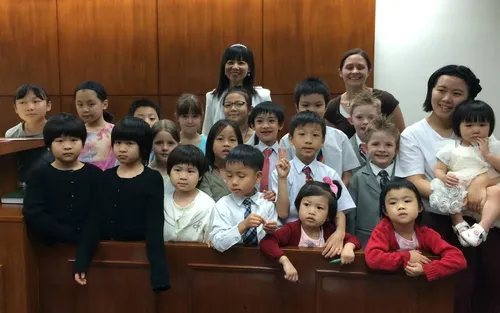 Primary children and leaders