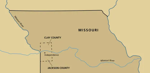 map, northern Missouri
