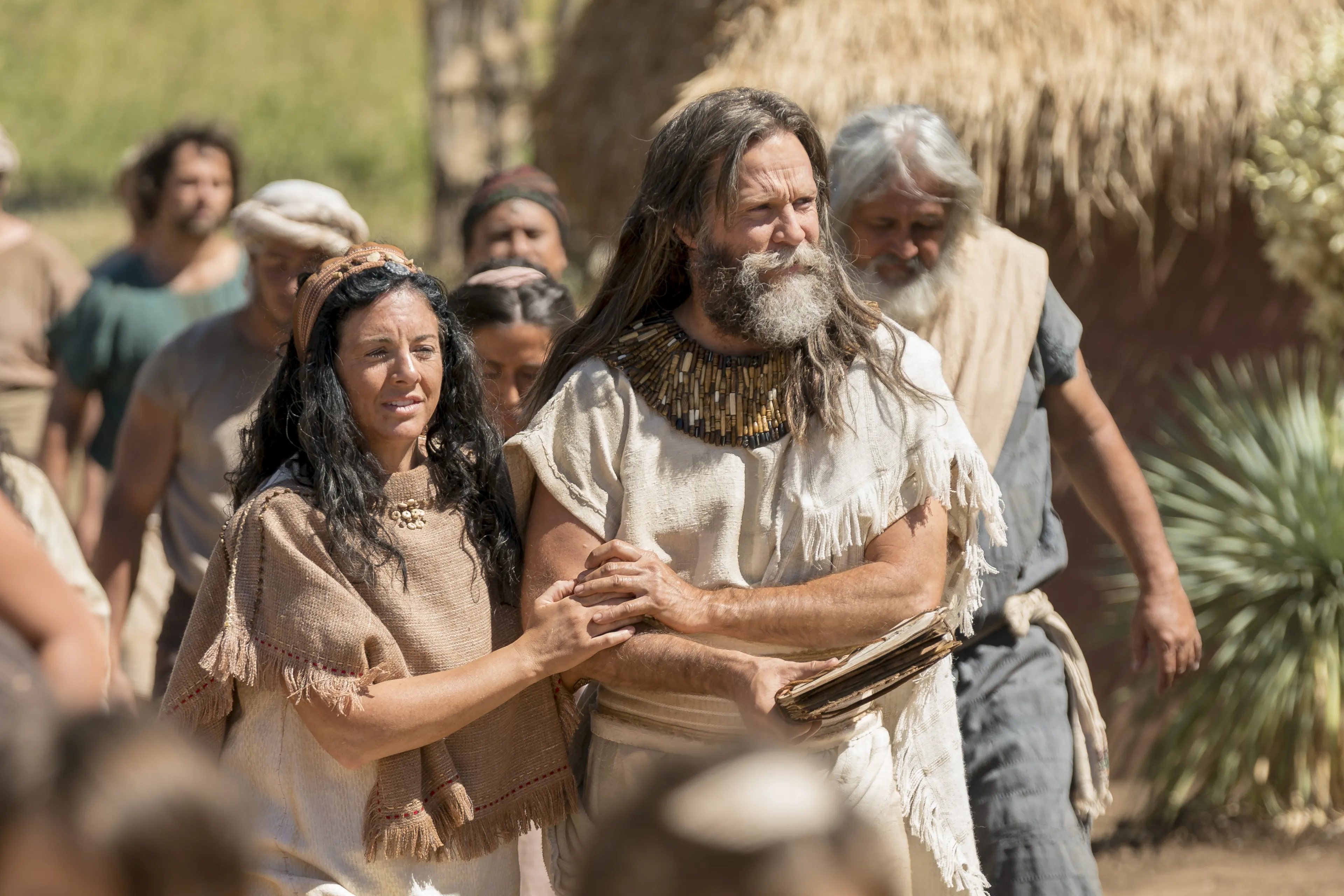 Jacob and his wife walk among the Nephites.