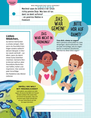 boy and girl talking