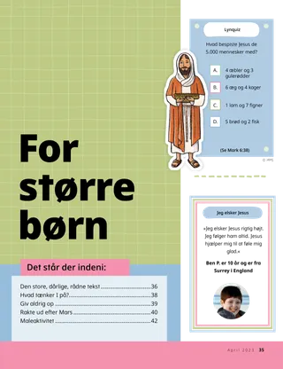 For ældre børn forside