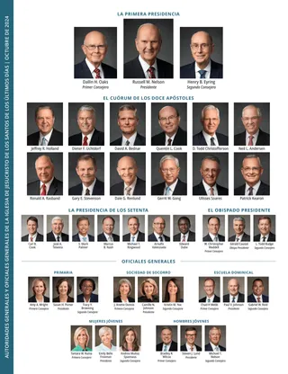 Cuadro que muestra a los líderes de la Iglesia.