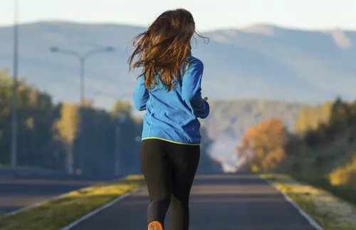 woman running