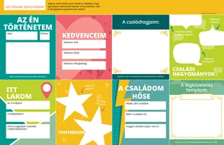 booklet for children to fill in and cut out