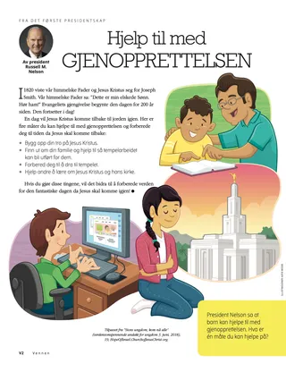 Helping with the Restoration