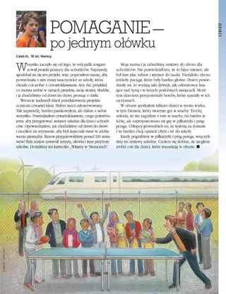 helping out, one pencil at a time