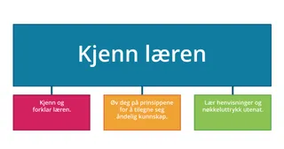 flytskjema for Kjenn læren
