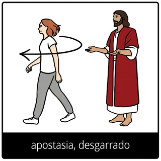 Símbolo do evangelho — apostasia, afastar-se