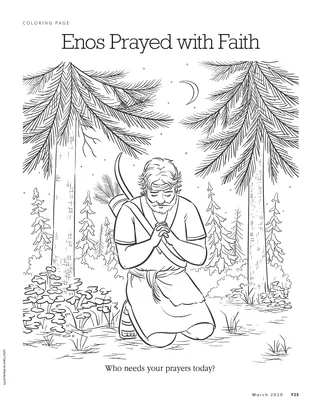Enos Prayed with Faith