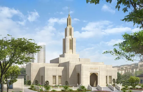 rendering of the Kaohsiung Taiwan Temple