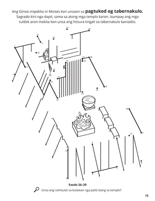 The Tabernacle coloring page