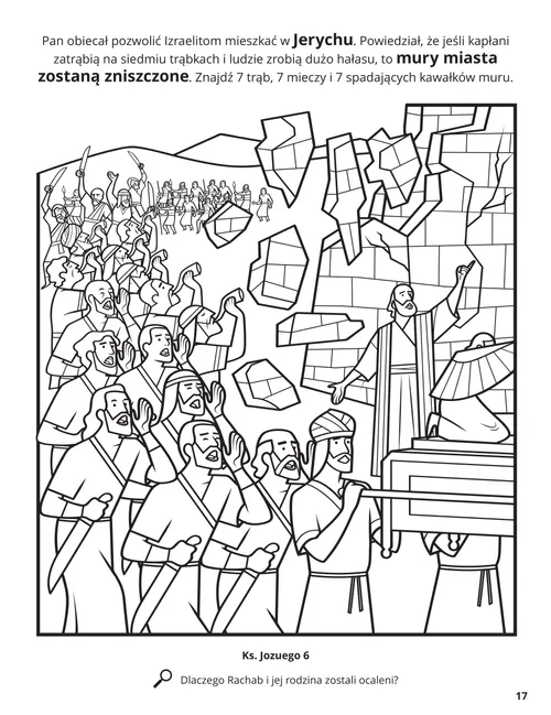 The City of Jericho coloring page