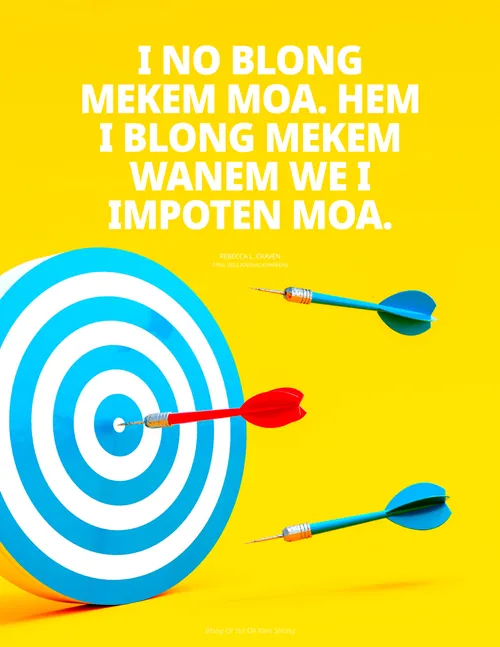 posta blong wan bod blong plei dart