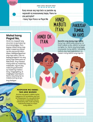 boy and girl talking