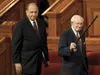 President Gordon B. Hinckley and President Thomas S. Monson