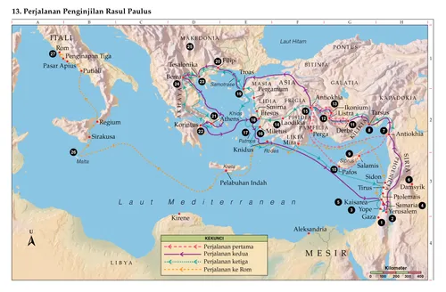 Peta Alkitab 13