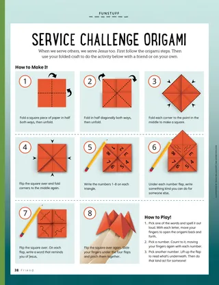 illustrated oribami instructions