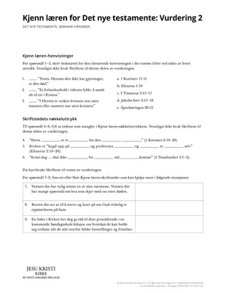 New Testament Seminary Teacher Manaul - 2023