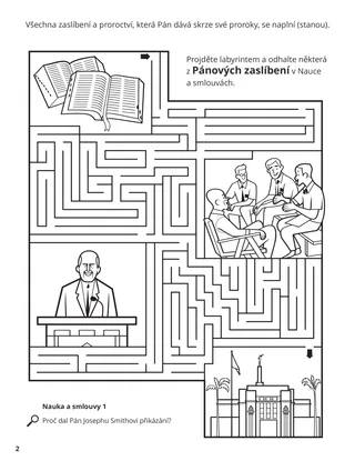 Doctrine, Covenants, and Commandments coloring page