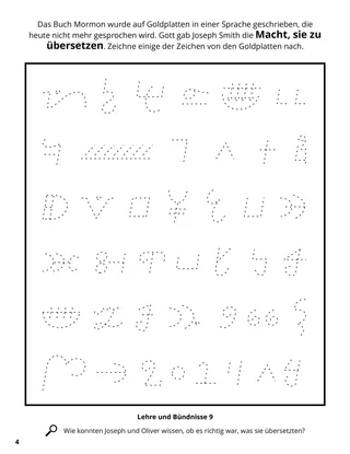 Translation of the Book of Mormon coloring page