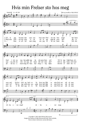 musikk, Hvis min Frelser sto hos meg