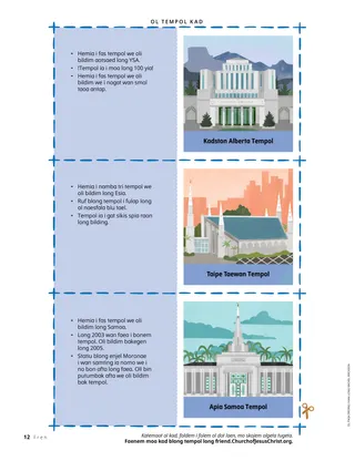 Pej PDF wetem ol pikja blong tempol