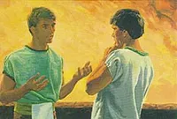 The dying people would be with God