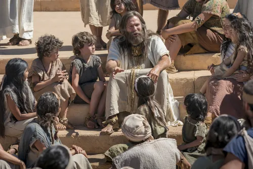 Jacob teaches Nephite children.