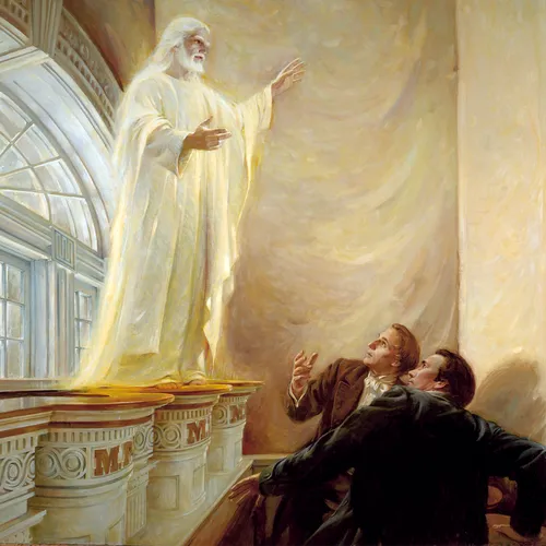 Jesus Christ appears to Joseph Smith and Oliver Cowdery in the Kirtland Temple