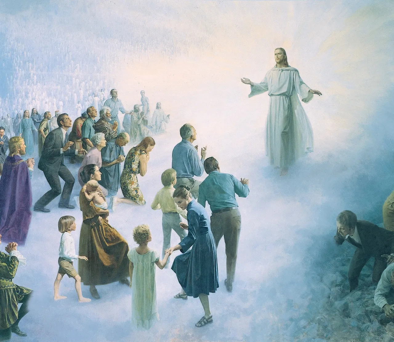 The Last Judgment, Washington D.C. Temple mural by John Scott; Primary manual 7-26