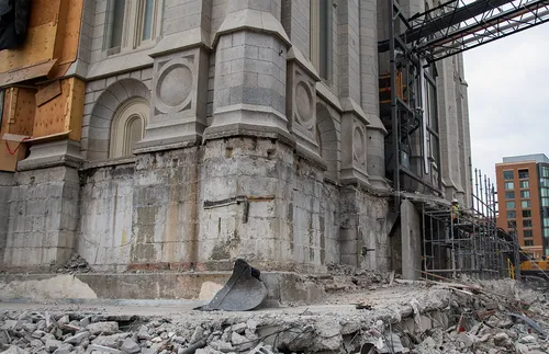Salt Lake Temple foundation