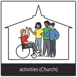 Activities (Church) gospel symbol