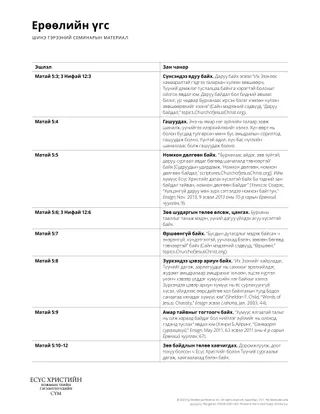 The Beatitudes handout