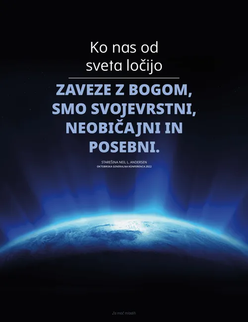 Plakat z Andersenovim citatom