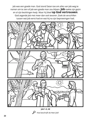 Job coloring page
