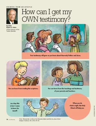 how can i get my own testimony