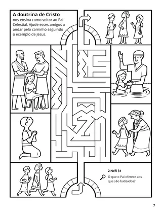 Doctrine of Christ coloring page