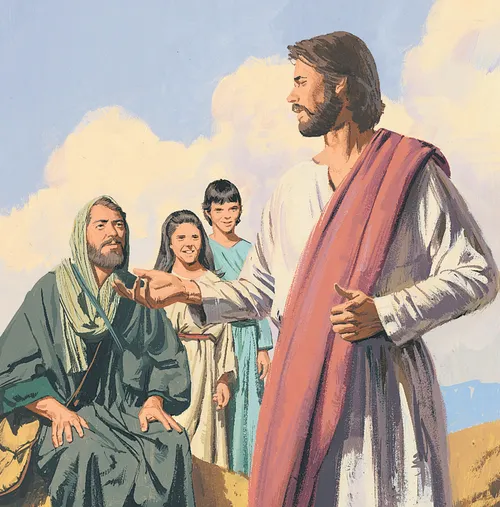 Jesus teaching disciples