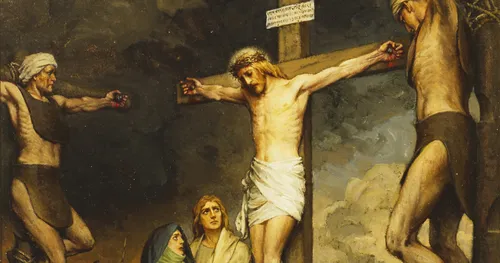 The Crucifixion of Christ [La crucifixión de Cristo], por Louise Parker