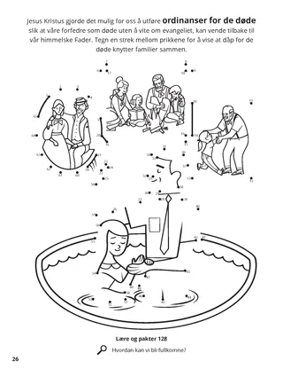 Baptisms for the Dead coloring page