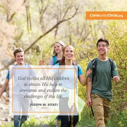 God invites all His children to obtain help.