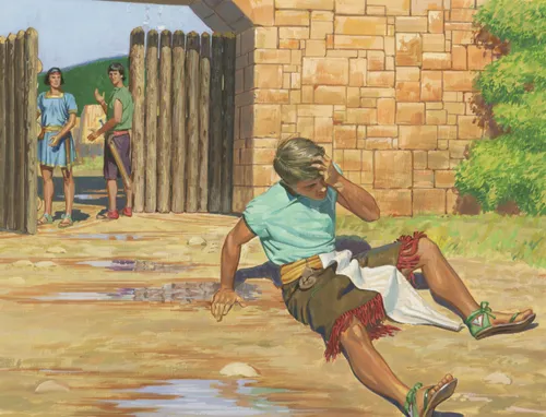 Alma had come to the city of Ammonihah he began to preach the word of God unto them. But Satan had gotten great hold upon the hearts of the people of the city of Ammonihah; therefore they would not hearken unto the words of Alma. They reviled him, and spit upon him, and caused that he should be cast out of their city, he departed thence and took his journey towards the city which was called Aaron
Chapter 22-2 (Alma 5:1; 8:8-9, 11, 13)