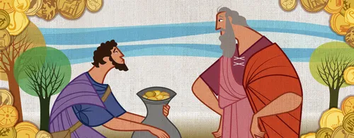 The third servant says that he had hidden his talent.