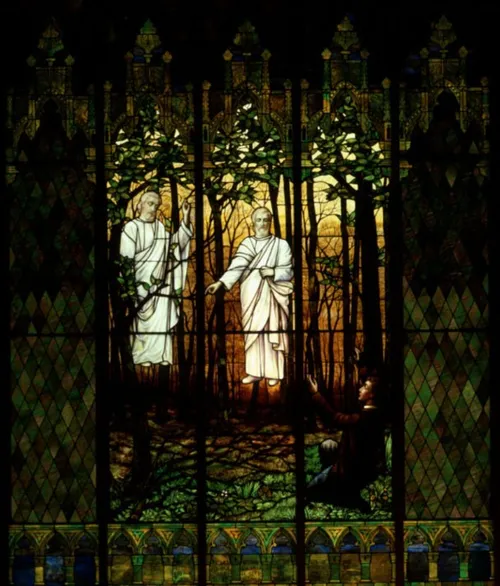 stained glass window