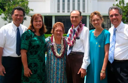 Haleck family sealed in the temple
