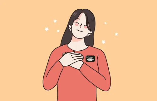 a missionary feeling happy