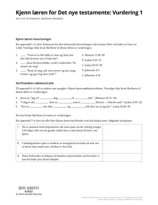 New Testament Seminary Teacher Manual - 2023