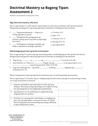 New Testament Seminary Teacher Manaul - 2023