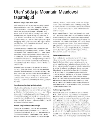 käsileht, Utah’ sõda ja Mountain Meadowsi tapatalgud